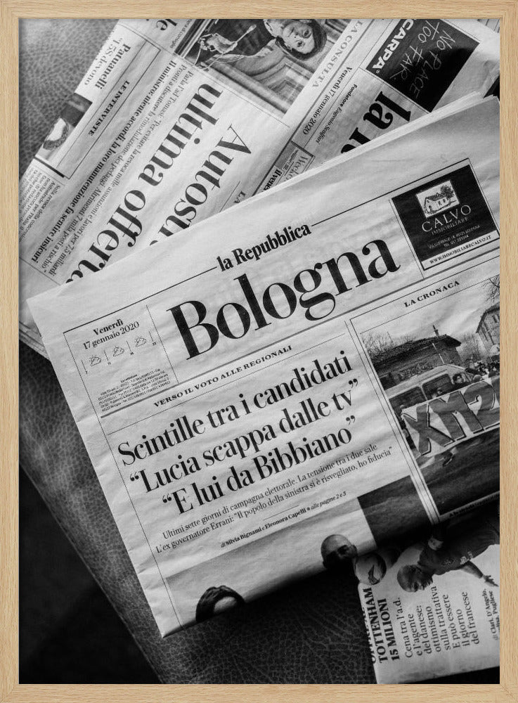 The Bologna Papers | Italy travel | Poster