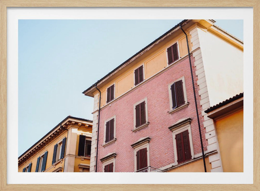 Pastel Bologna | Italy Travel Photography | Poster