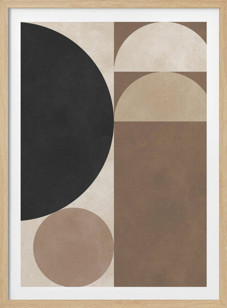 Brown geometry 6 | Poster