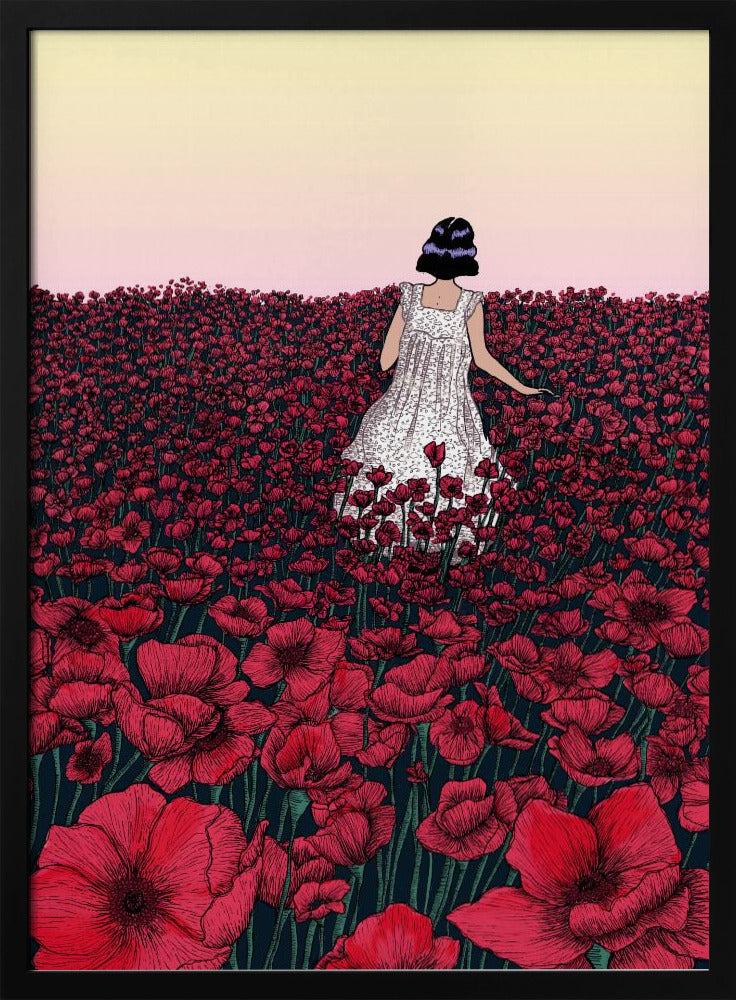 Field of Poppies Original Colour Copy 2 | Poster