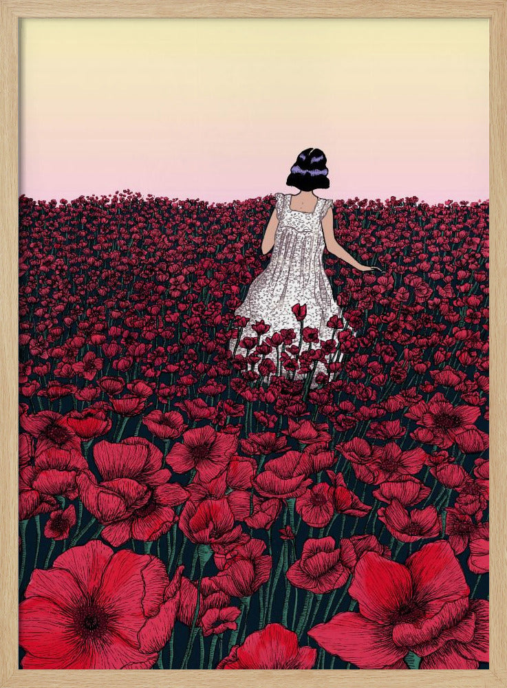 Field of Poppies Original Colour Copy 2 | Poster