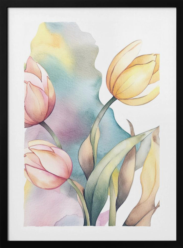 Watercolor Tulip | Poster