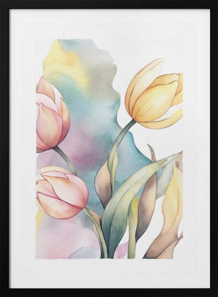 Watercolor Tulip | Poster