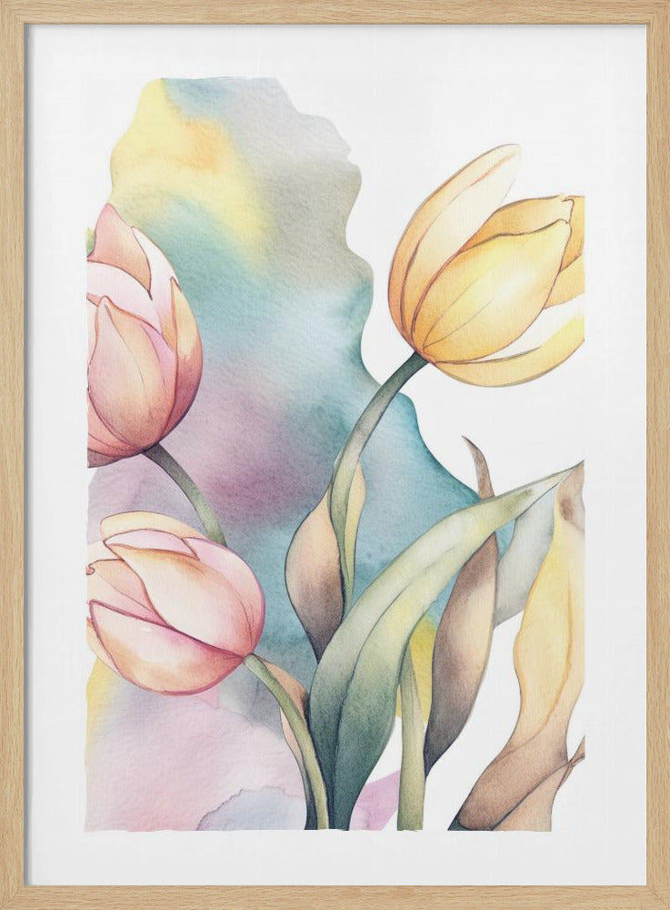 Watercolor Tulip | Poster