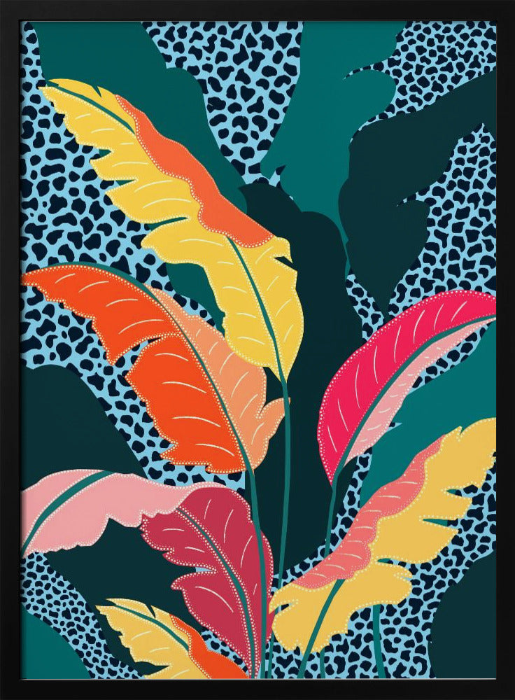 Teal & Tangerine | Poster