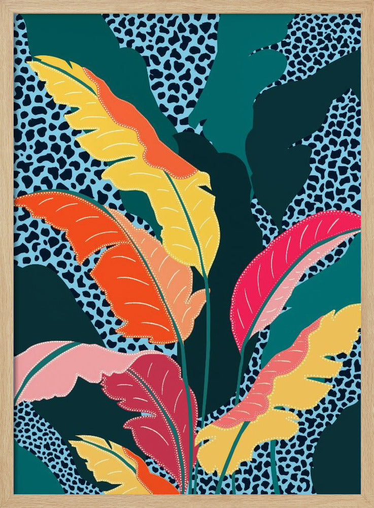 Teal & Tangerine | Poster