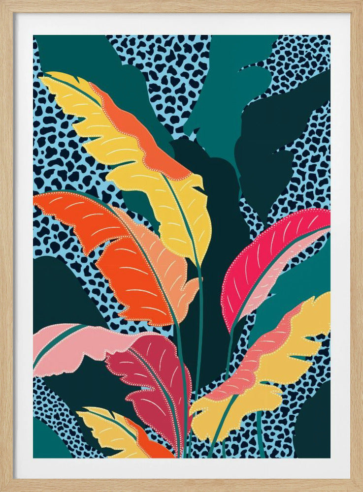 Teal & Tangerine | Poster