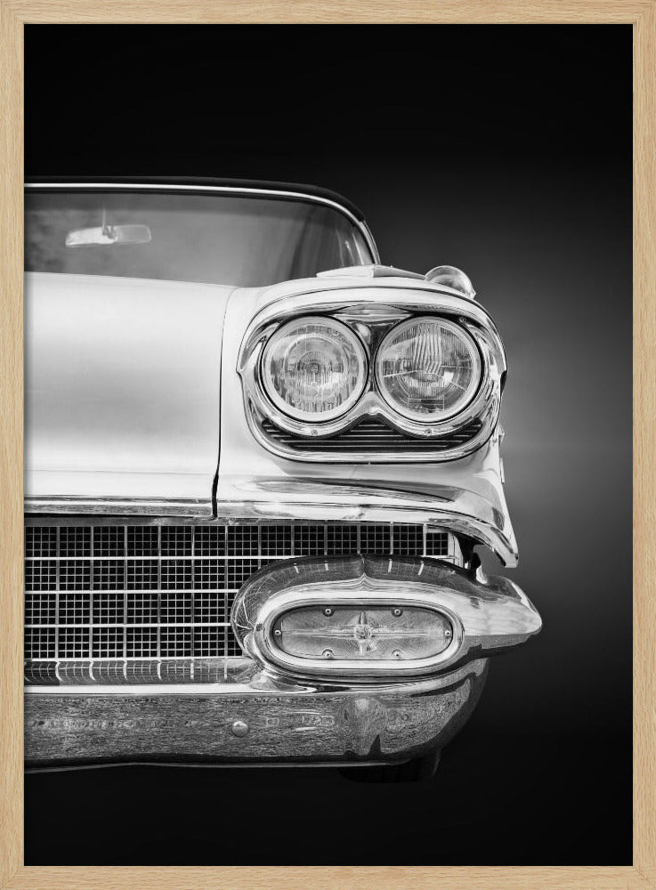 American classic car Bonneville 1958 Convertible | Poster