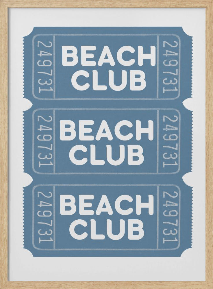 Beach Club Tickets | Poster
