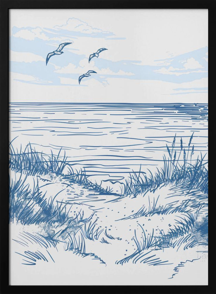 Seascape Sketch | Poster