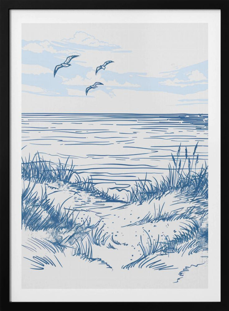 Seascape Sketch | Poster