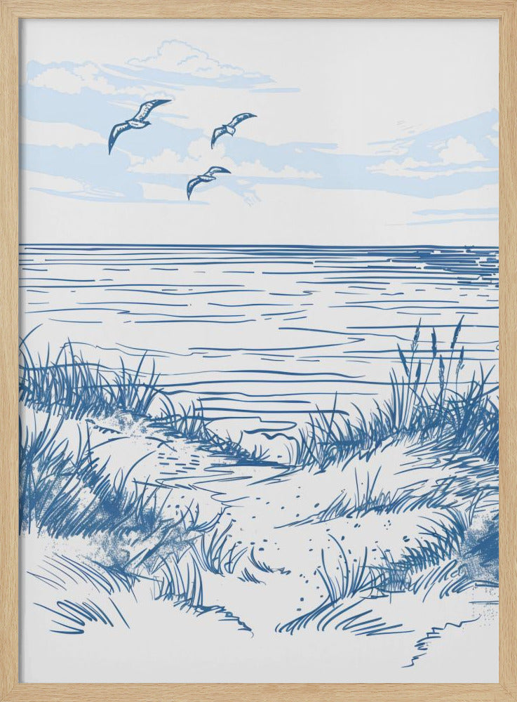 Seascape Sketch | Poster