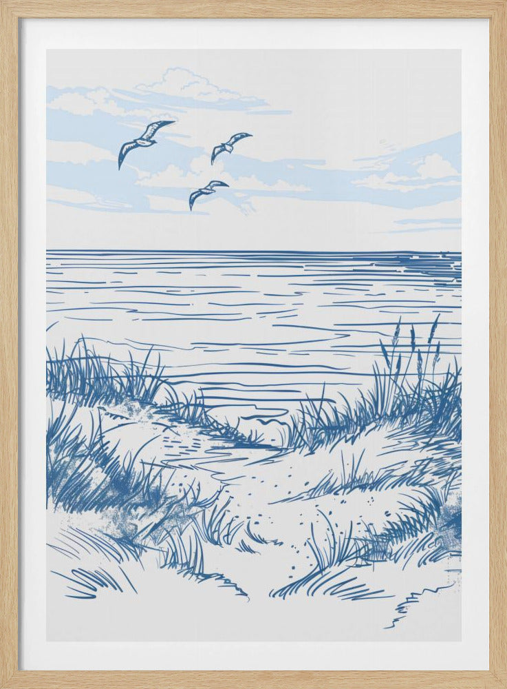 Seascape Sketch | Poster