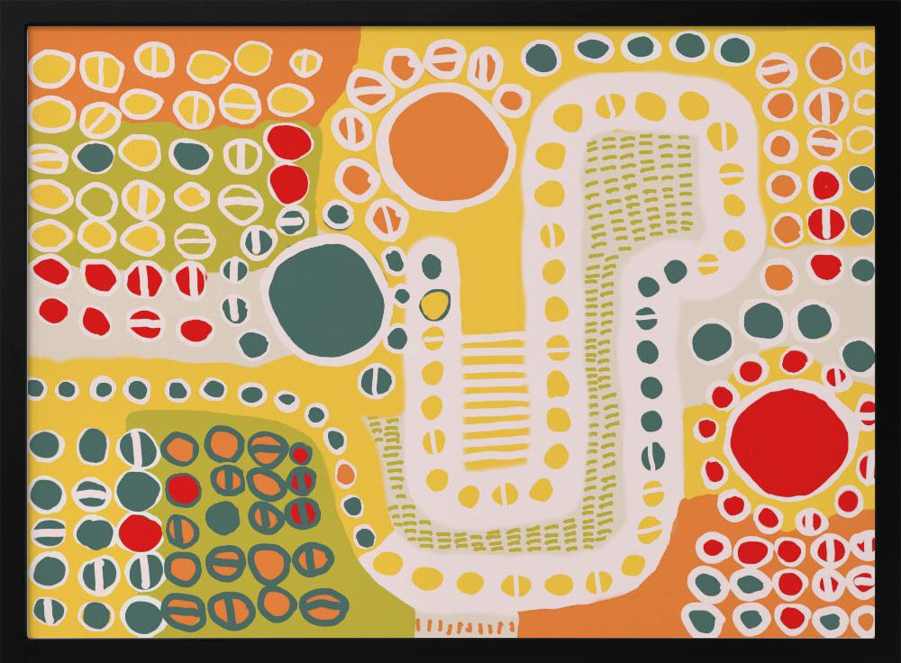 Pebbles Abstract | Poster