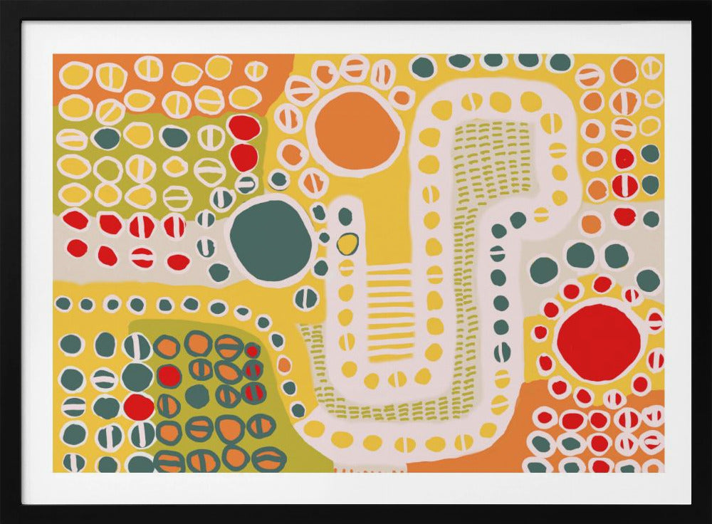 Pebbles Abstract | Poster