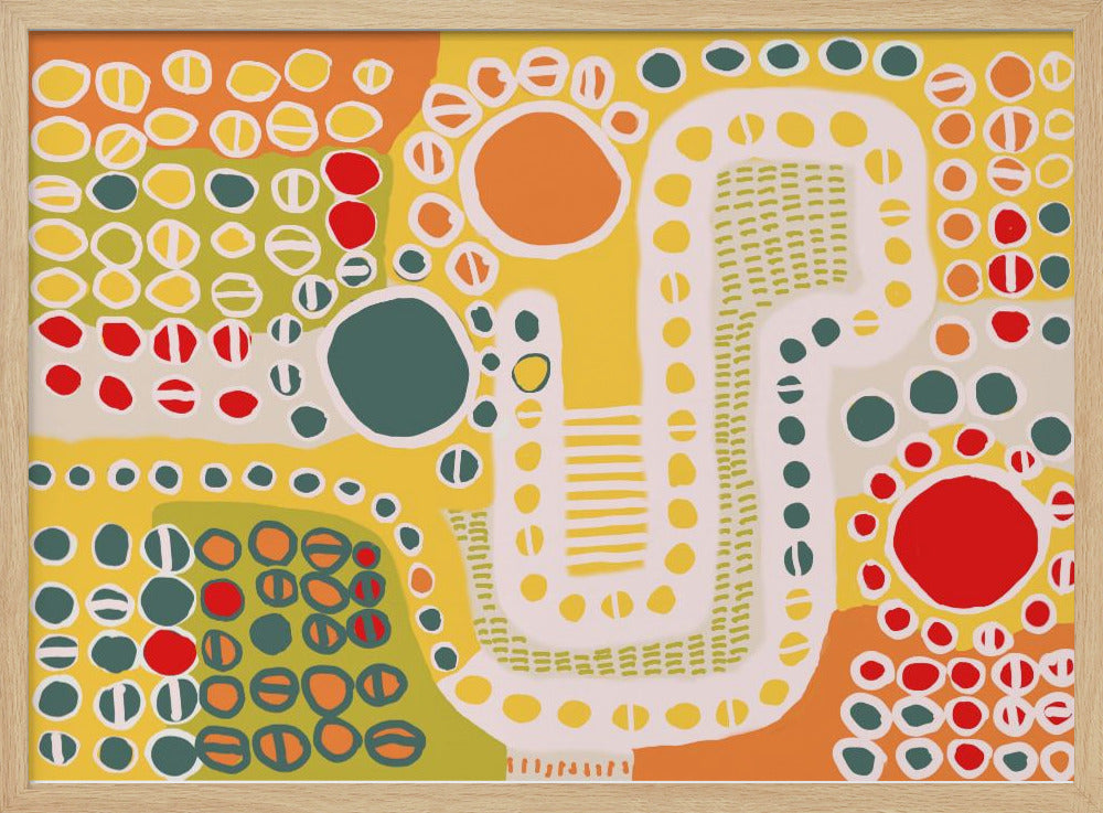 Pebbles Abstract | Poster