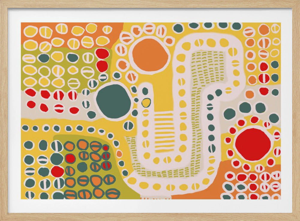 Pebbles Abstract | Poster