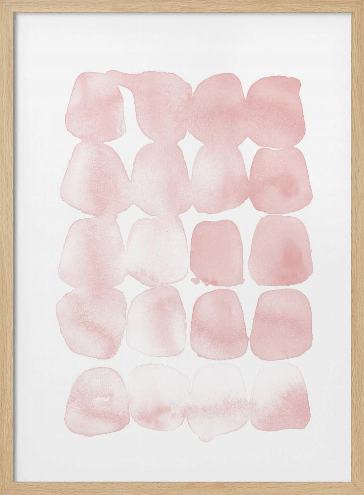 Abstract Blush Dots | Poster