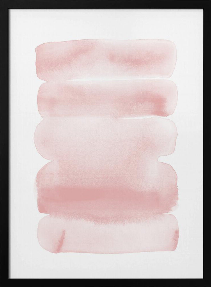 Abstract Blush Stripes | Poster