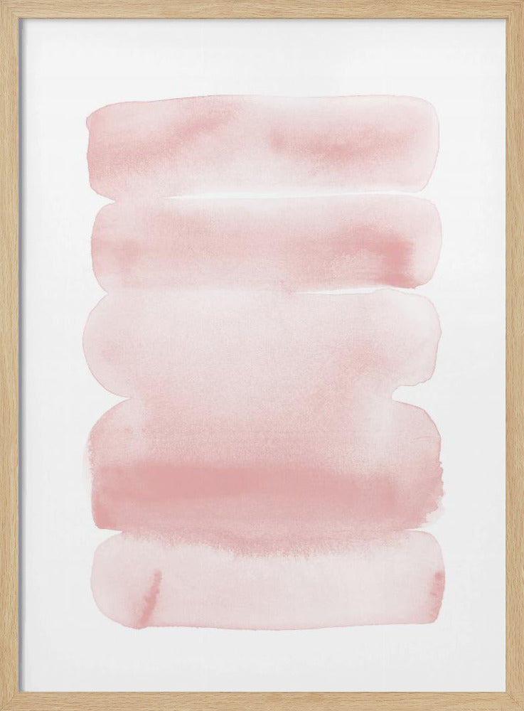 Abstract Blush Stripes | Poster