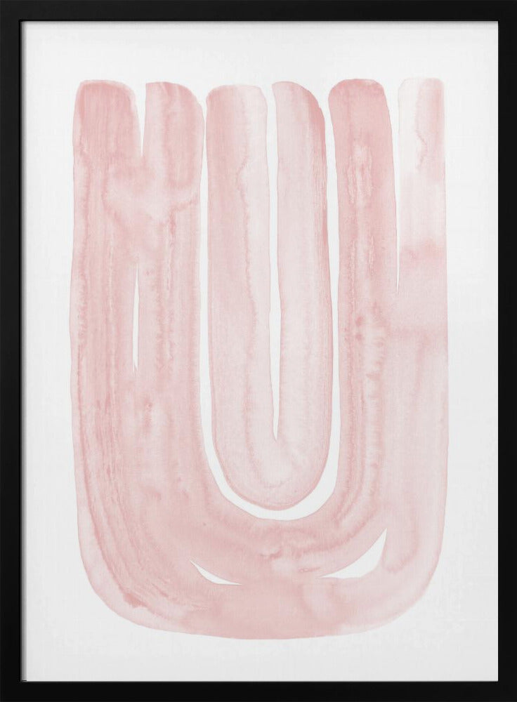 Abstract Blush Curves | Poster