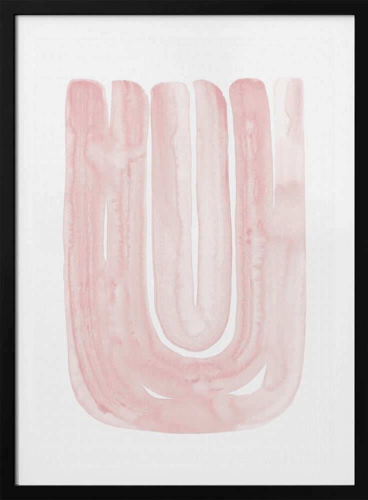 Abstract Blush Curves | Poster