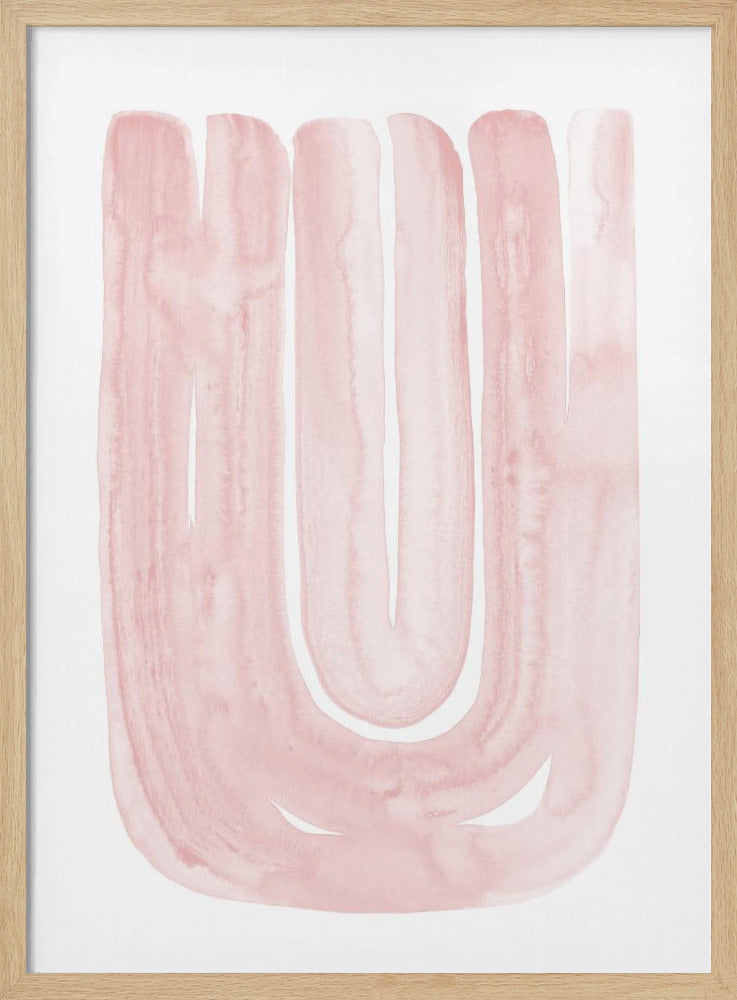 Abstract Blush Curves | Poster
