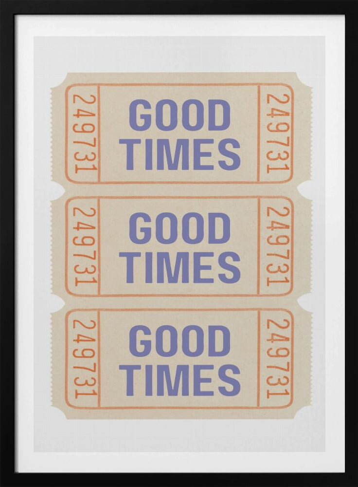 Coastal Blue Good Times | Poster