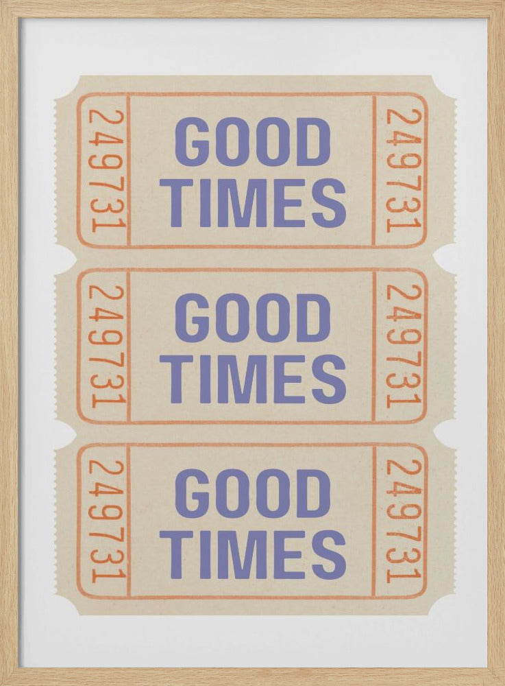 Coastal Blue Good Times | Poster