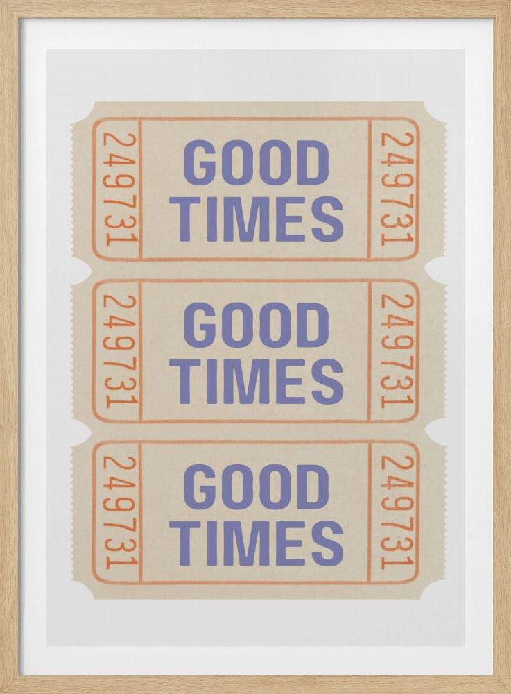 Coastal Blue Good Times | Poster