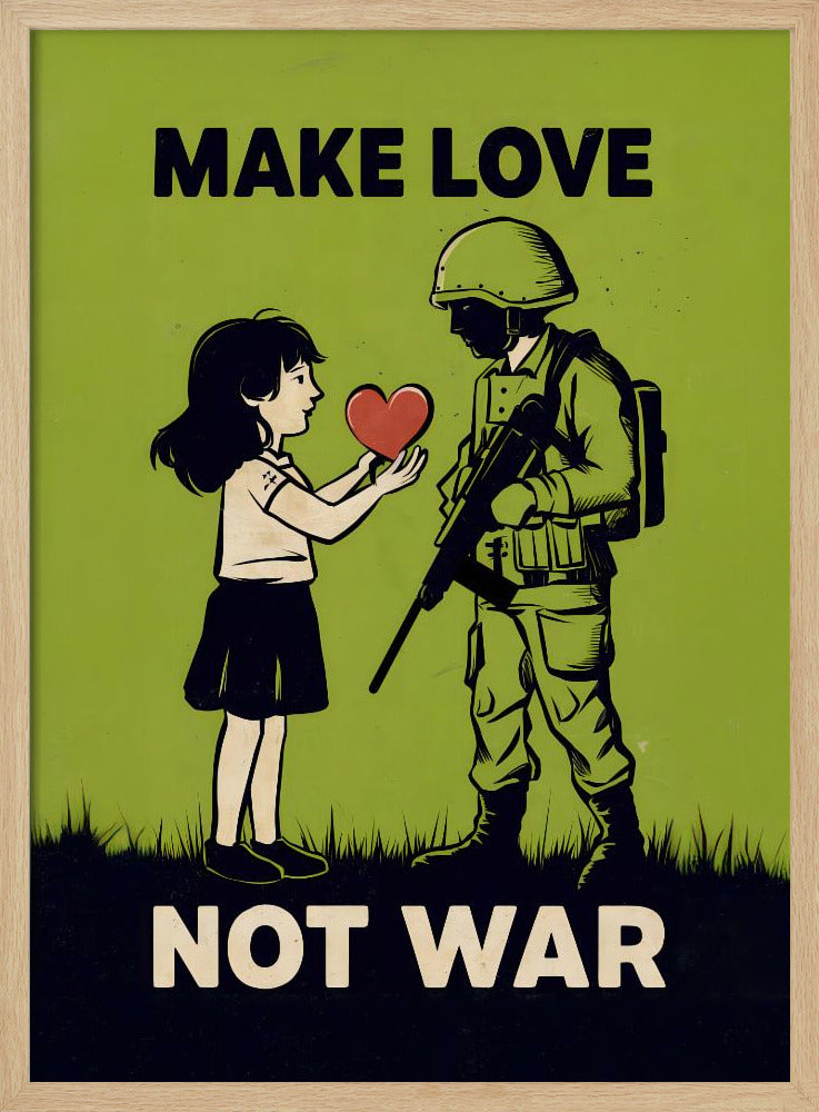 Make Love   Not War | Poster