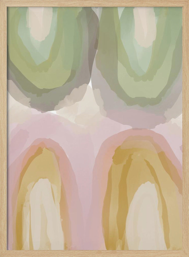 Watercolour Pastel Abstract | Poster