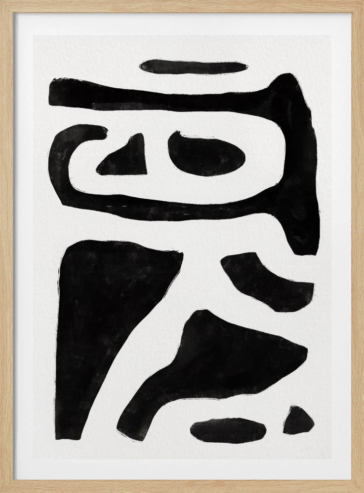 Black and White Abstract | Poster