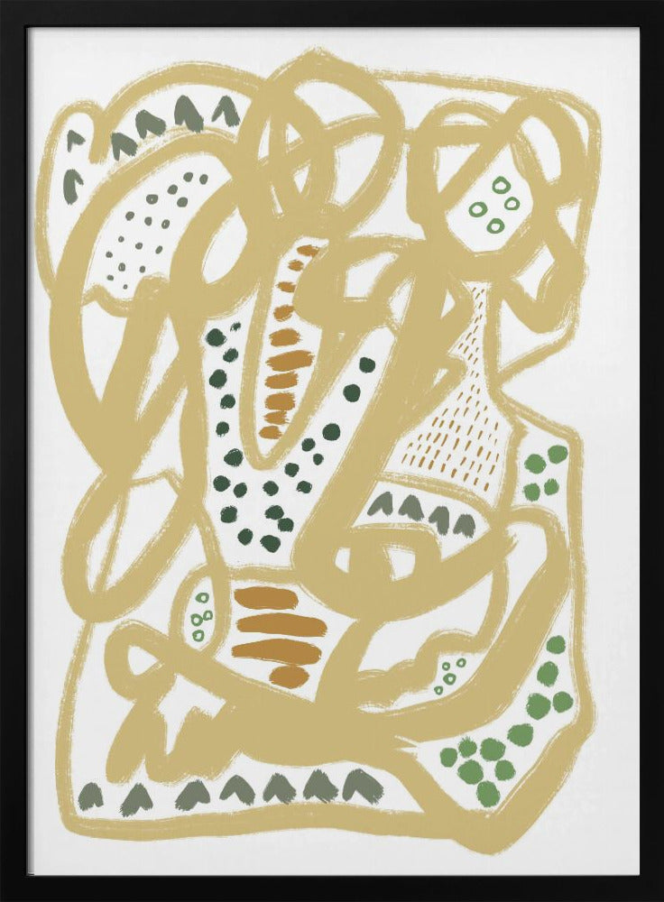 Scribble lines | Poster