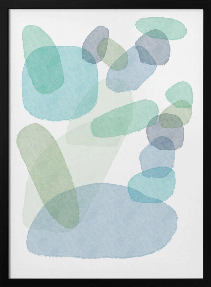 Pastel blobs | Poster