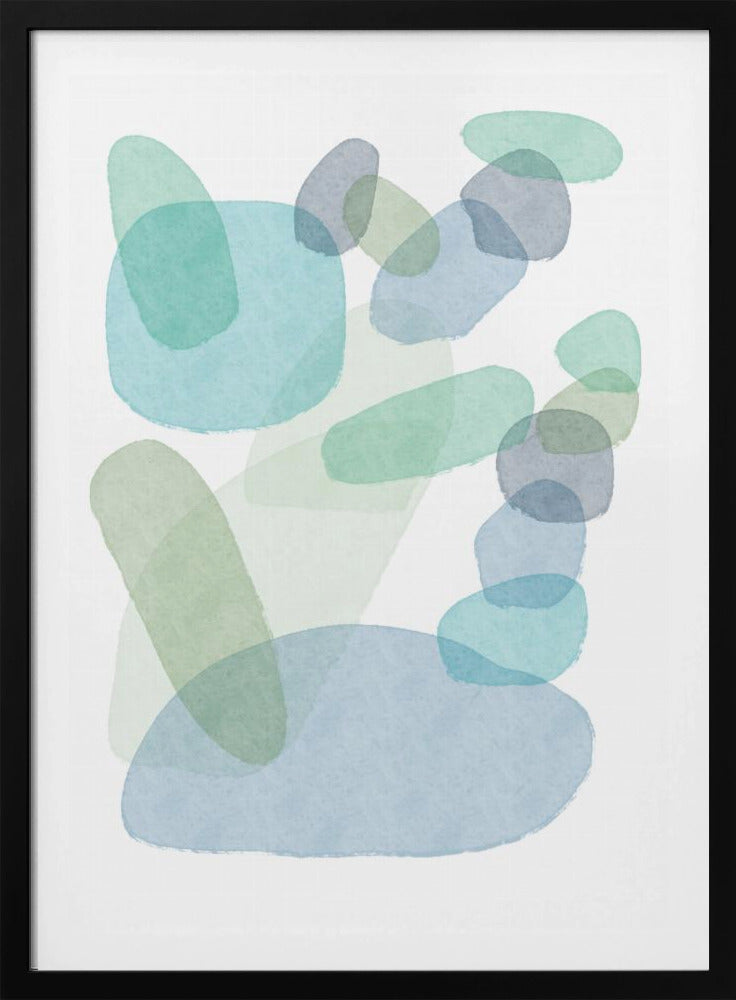 Pastel blobs | Poster