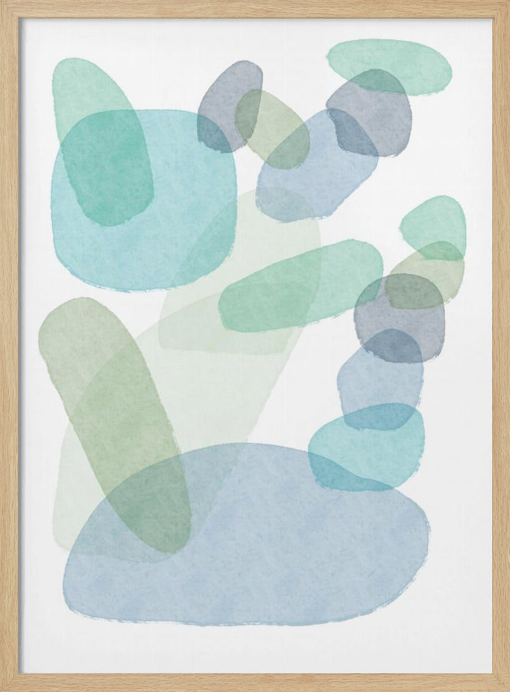 Pastel blobs | Poster