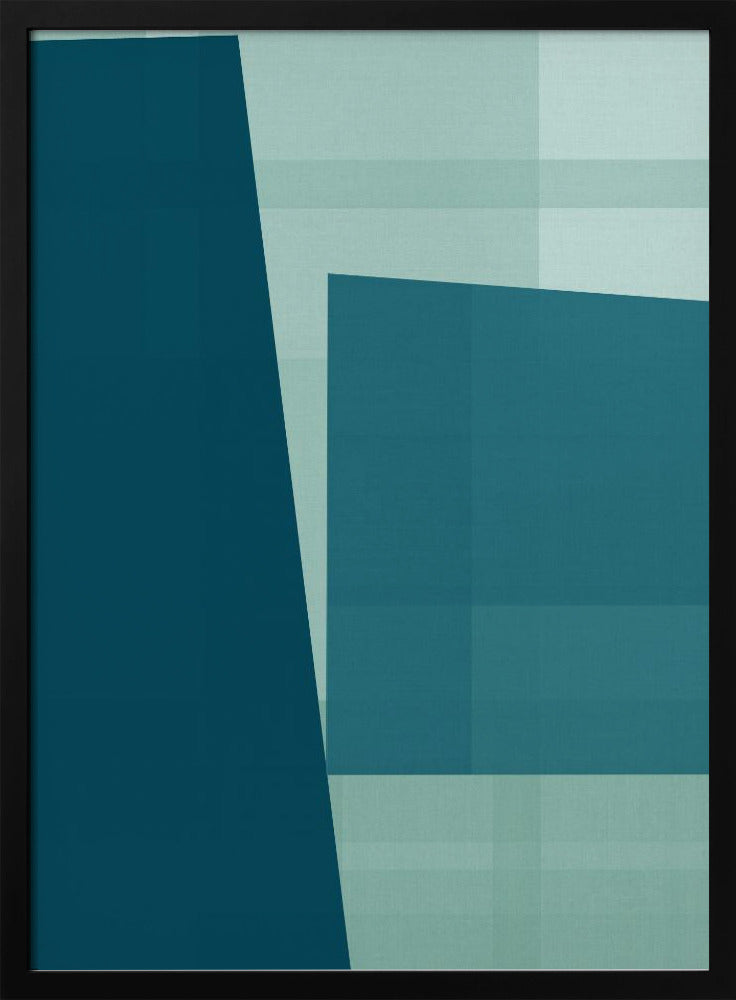 Woven Teal Jam 2 | Poster