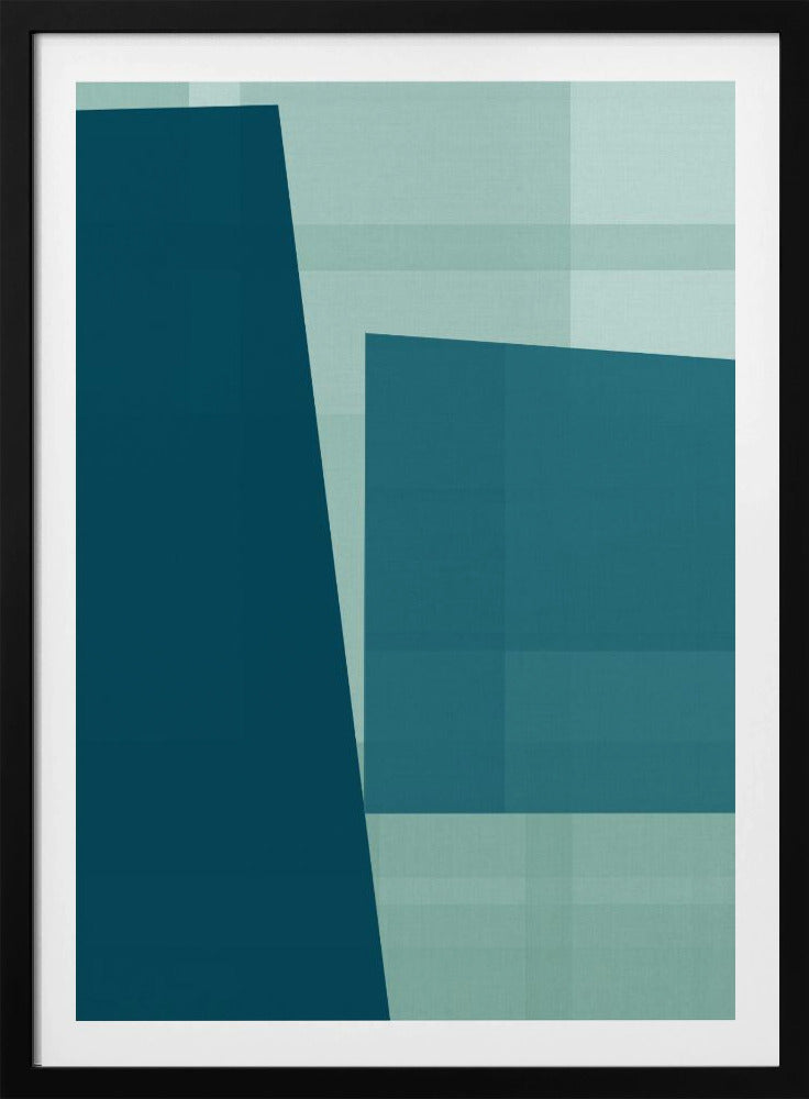 Woven Teal Jam 2 | Poster