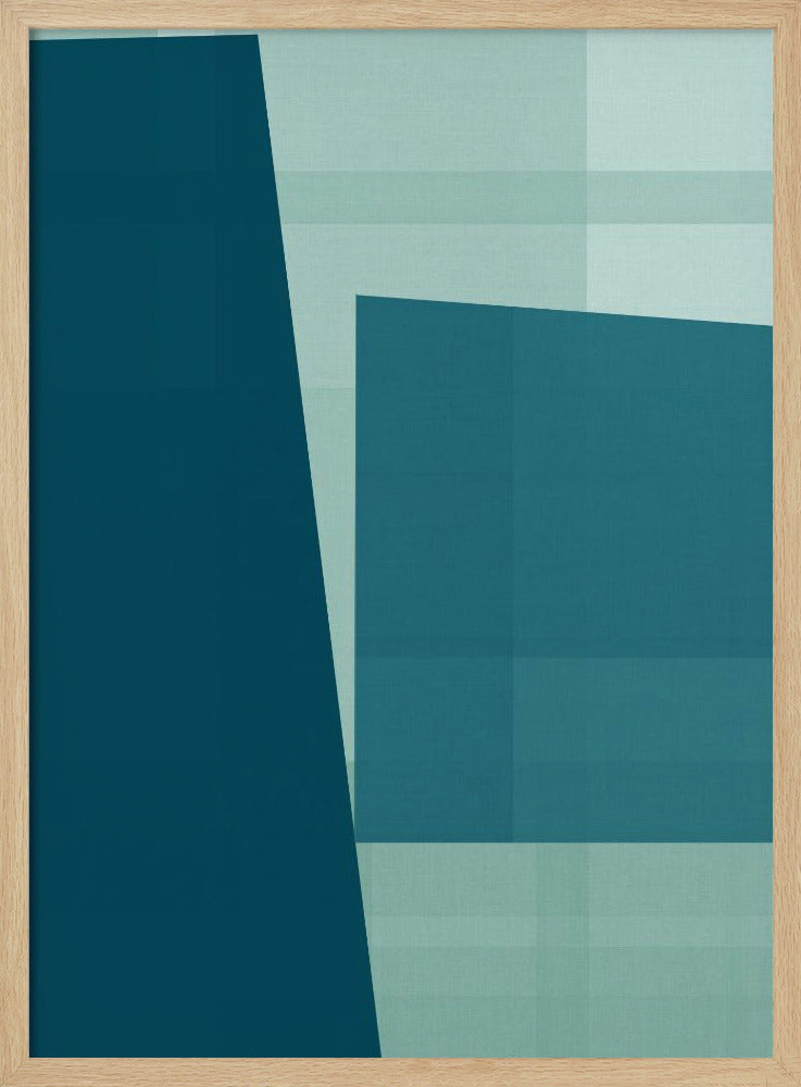 Woven Teal Jam 2 | Poster