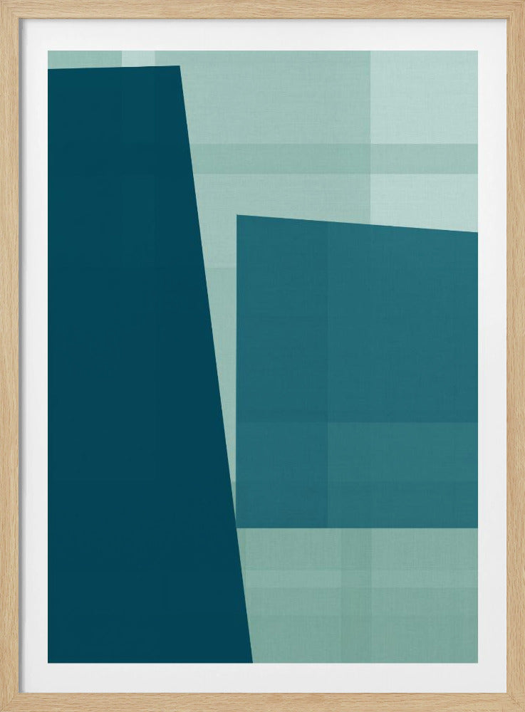 Woven Teal Jam 2 | Poster