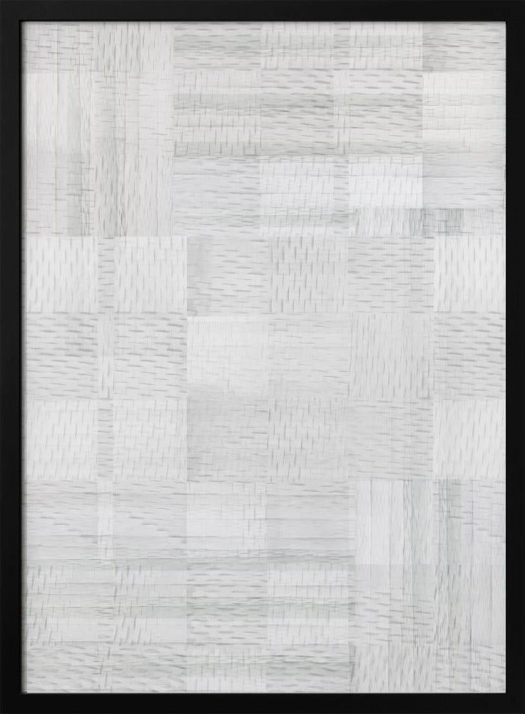 White Woven Blocks 2 | Poster