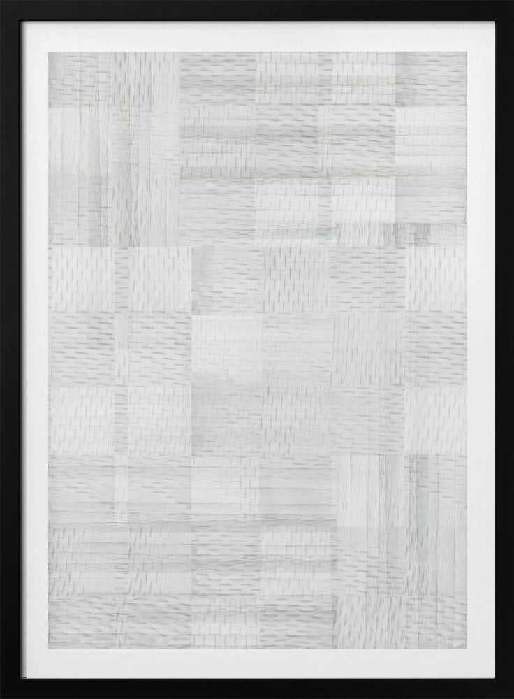 White Woven Blocks 2 | Poster