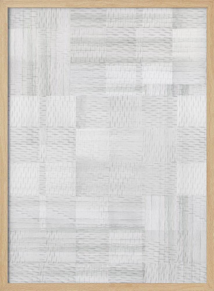 White Woven Blocks 2 | Poster
