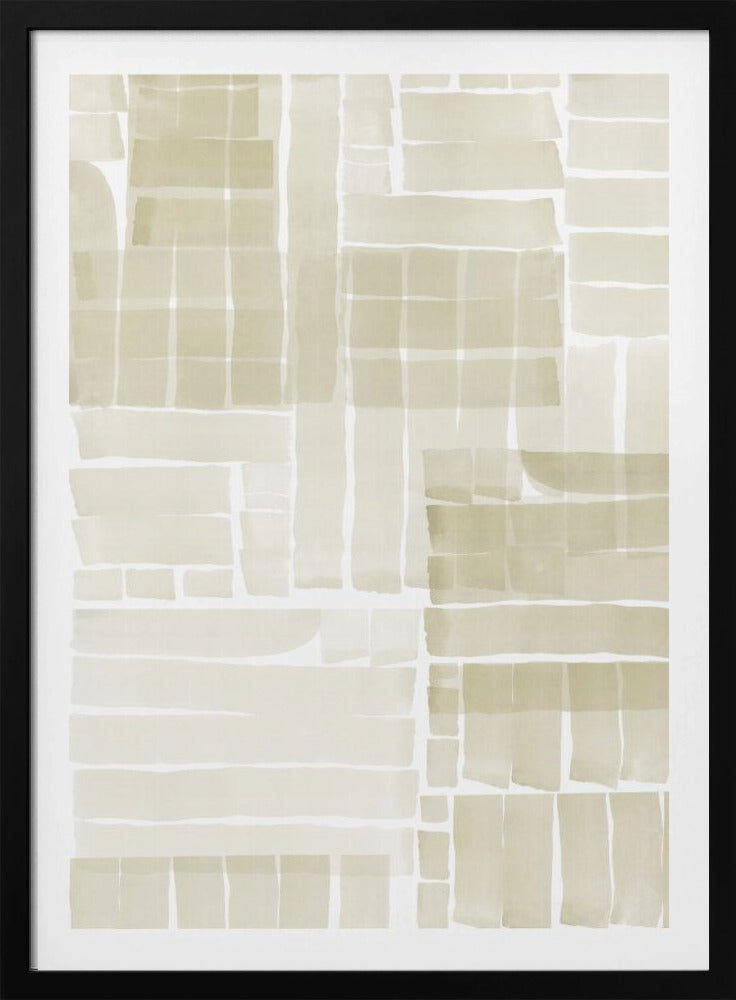Neutral Tangle Grid 2 | Poster