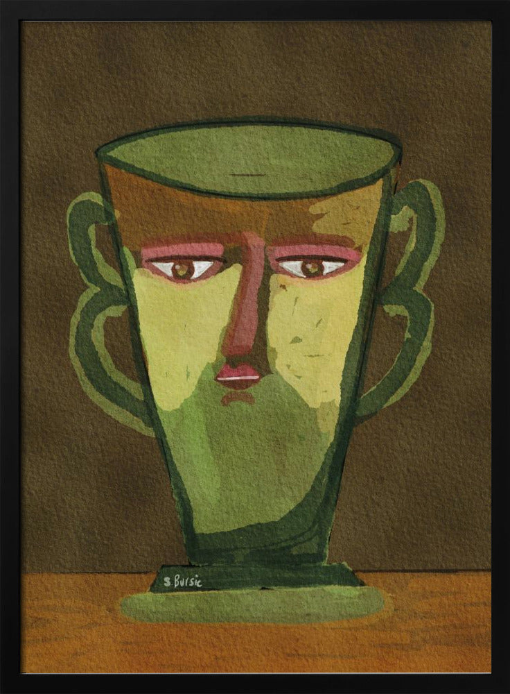 Mug man brown version | Poster