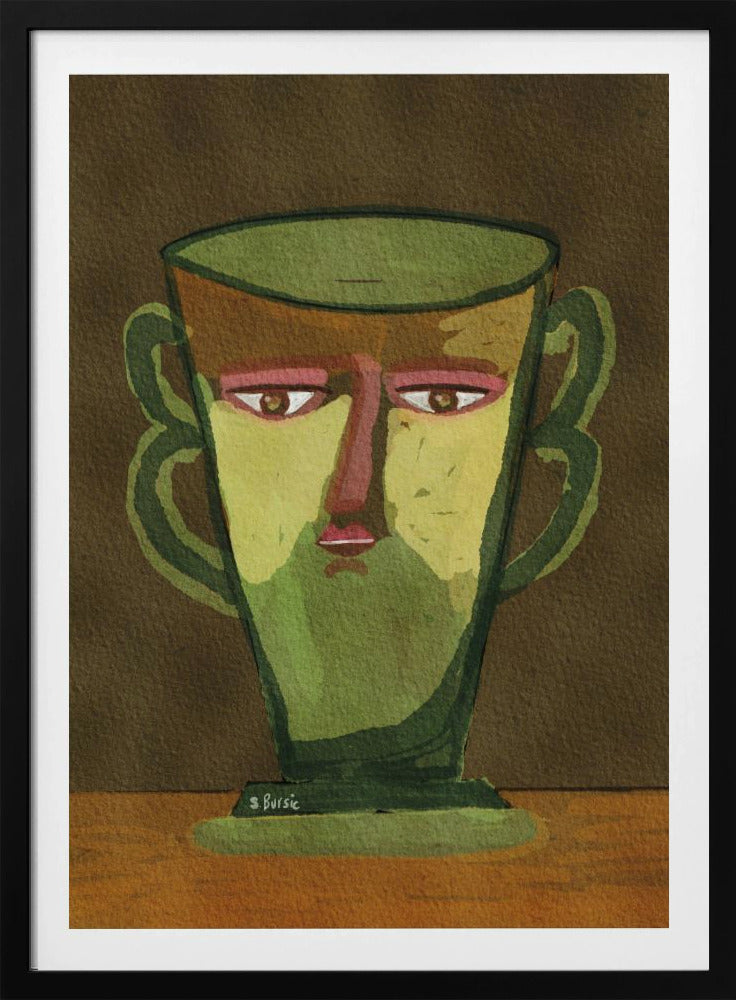 Mug man brown version | Poster