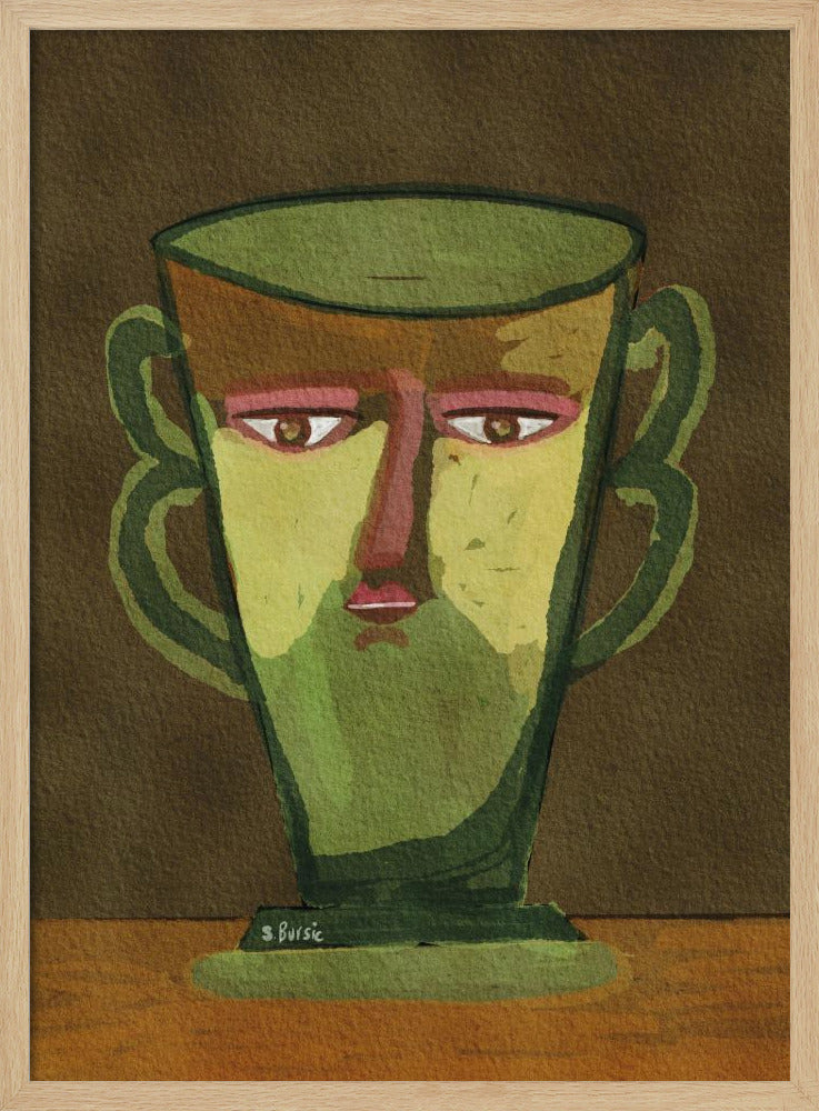 Mug man brown version | Poster