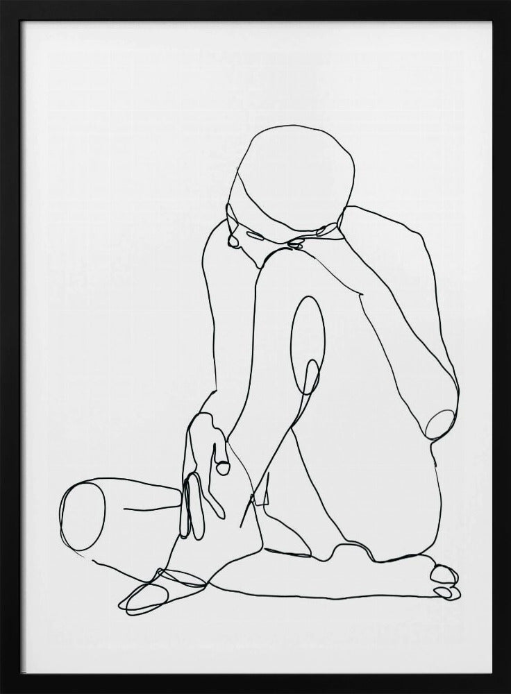 Line Drawing Man | Poster