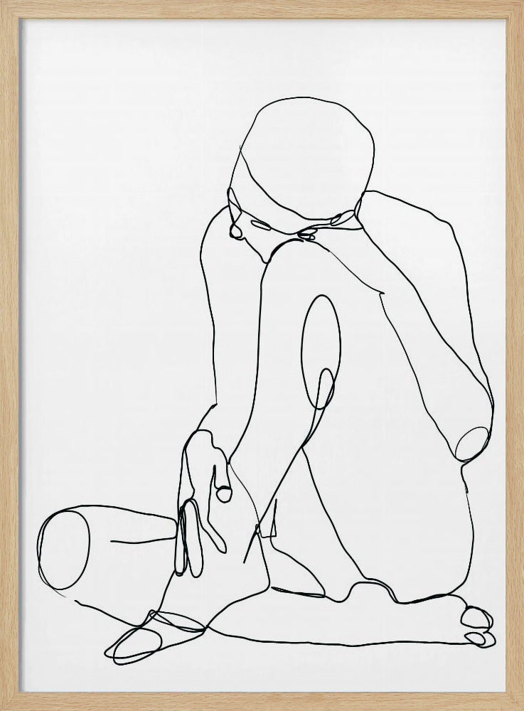 Line Drawing Man | Poster